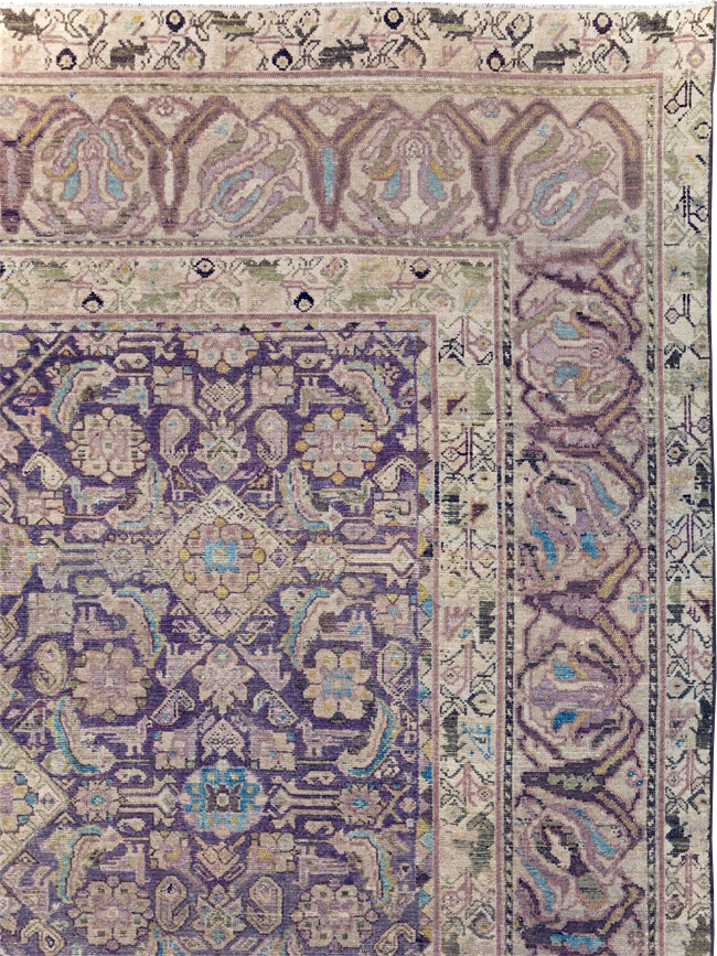Antique Persian Malayer Carpet, No.30561 - Staging