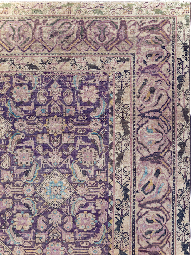 Antique Persian Malayer Carpet, No.30561 - Staging