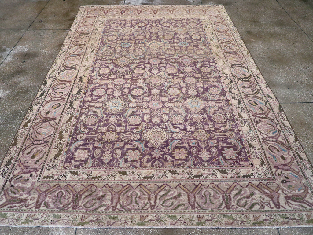 Antique Persian Malayer Carpet, No.30561 - Staging