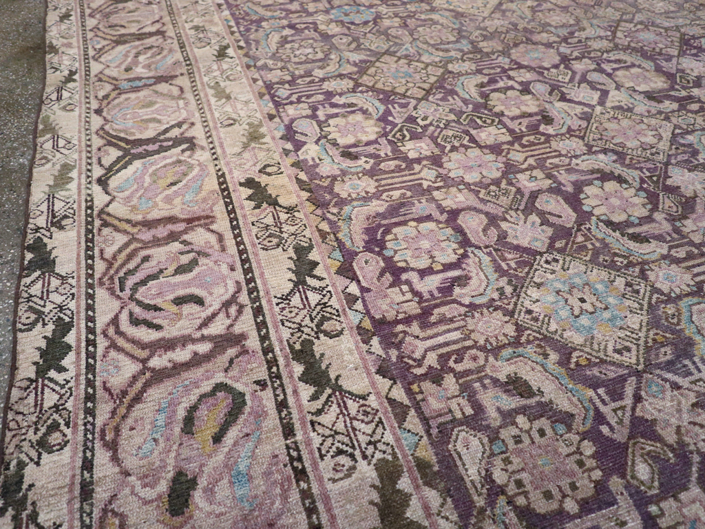 Antique Persian Malayer Carpet, No.30561 - Staging