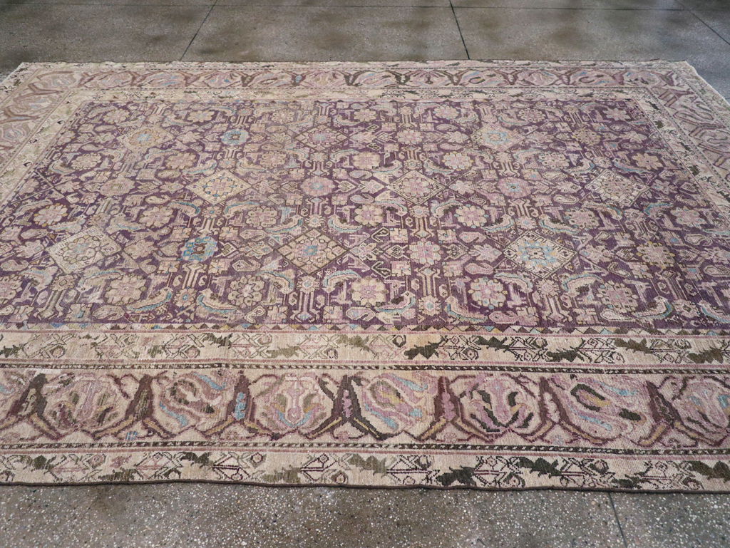 Antique Persian Malayer Carpet, No.30561 - Staging