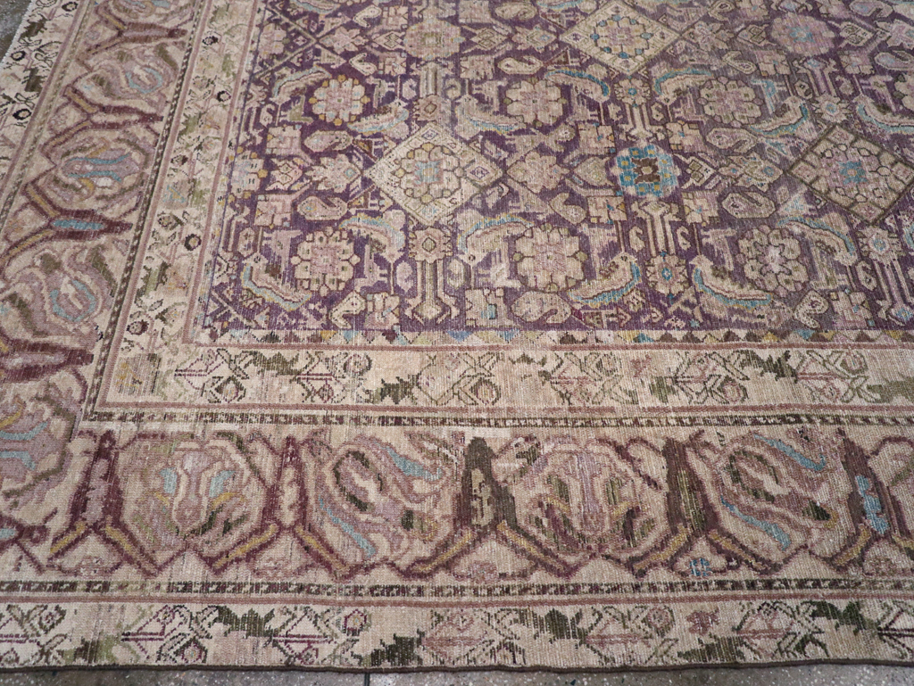 Antique Persian Malayer Carpet, No.30561 - Staging