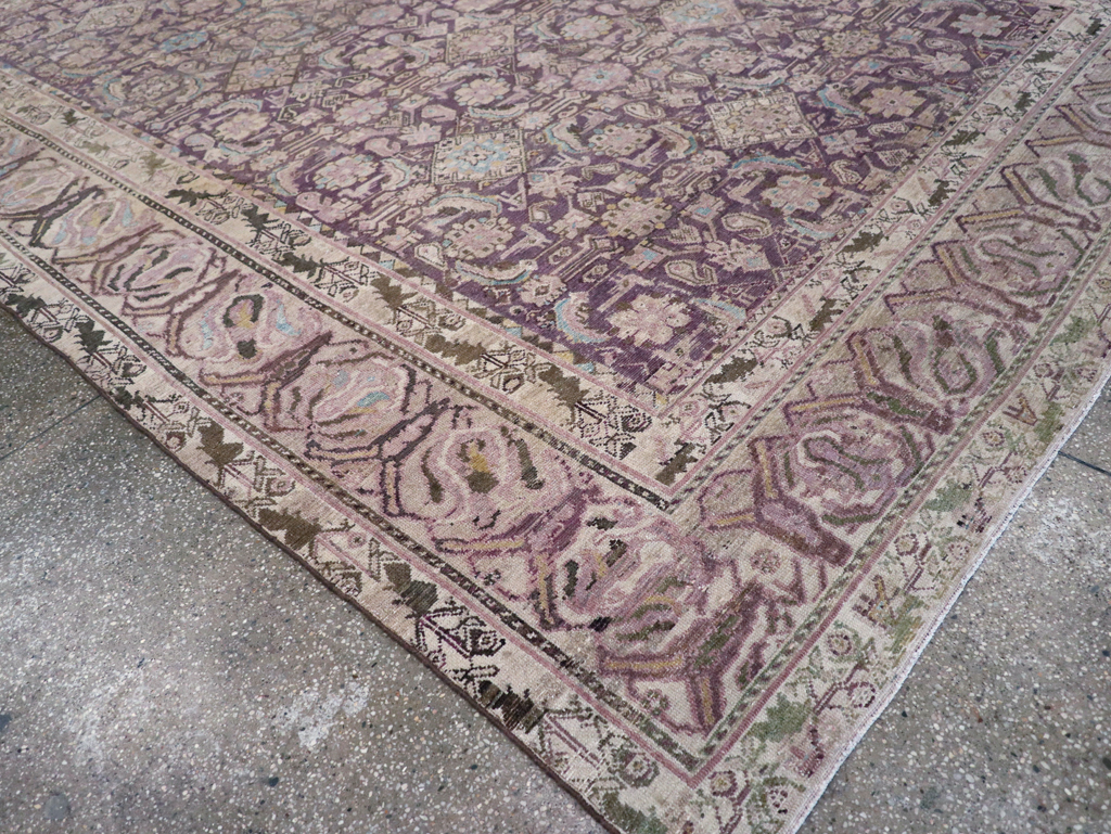 Antique Persian Malayer Carpet, No.30561 - Staging