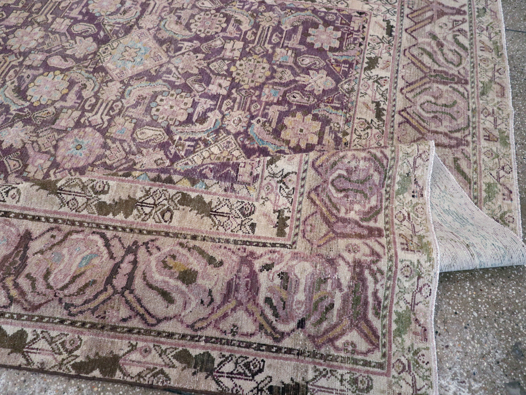 Antique Persian Malayer Carpet, No.30561 - Staging