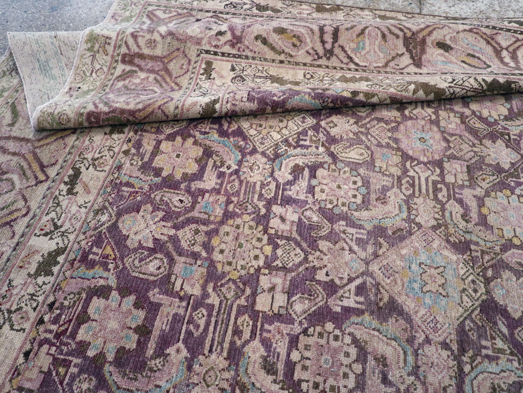 Antique Persian Malayer Carpet, No.30561 - Staging