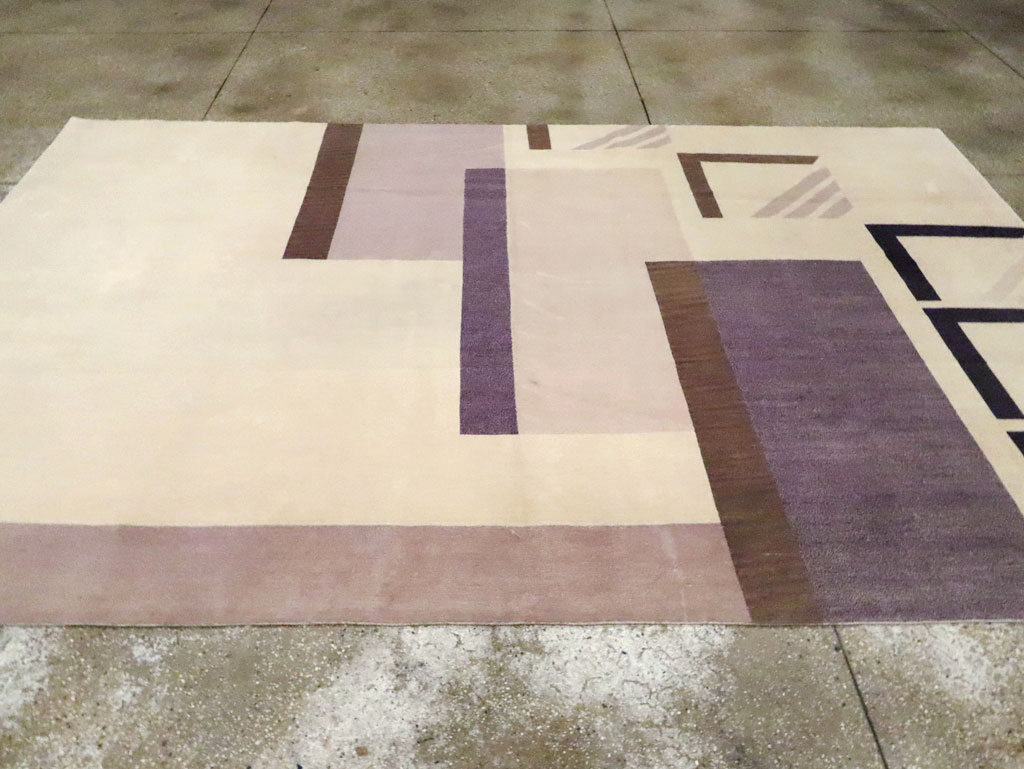 Modern Tibetan Art Deco Style Carpet, No.30562 - Staging