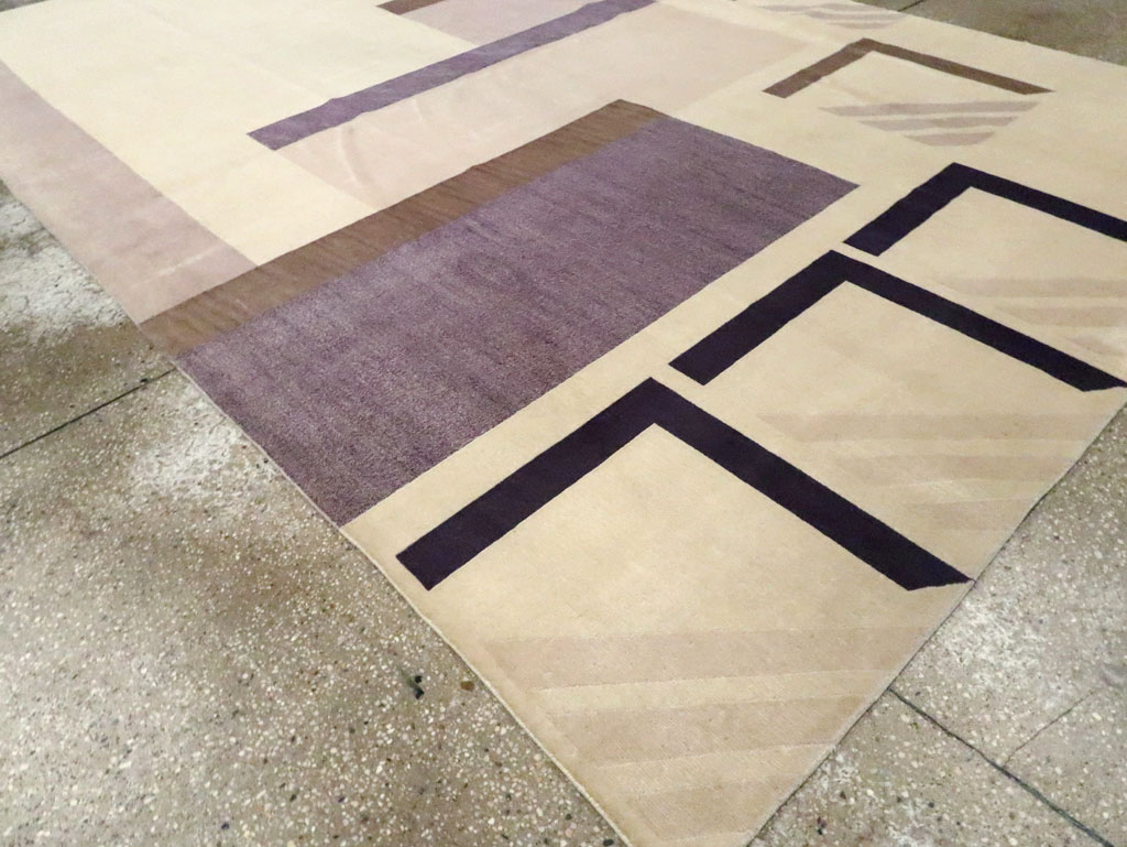 Modern Tibetan Art Deco Style Carpet, No.30562 - Staging