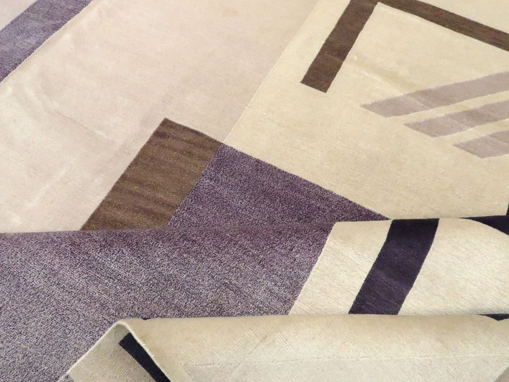 Modern Tibetan Art Deco Style Carpet, No.30562 - Staging