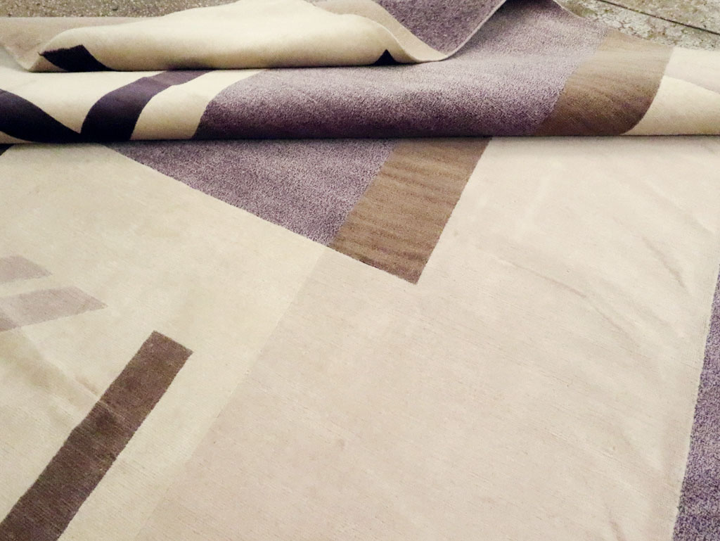 Modern Tibetan Art Deco Style Carpet, No.30562 - Staging