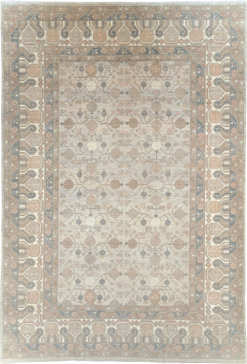 Modern Khotan Oversize Rug, No.30569 - Staging