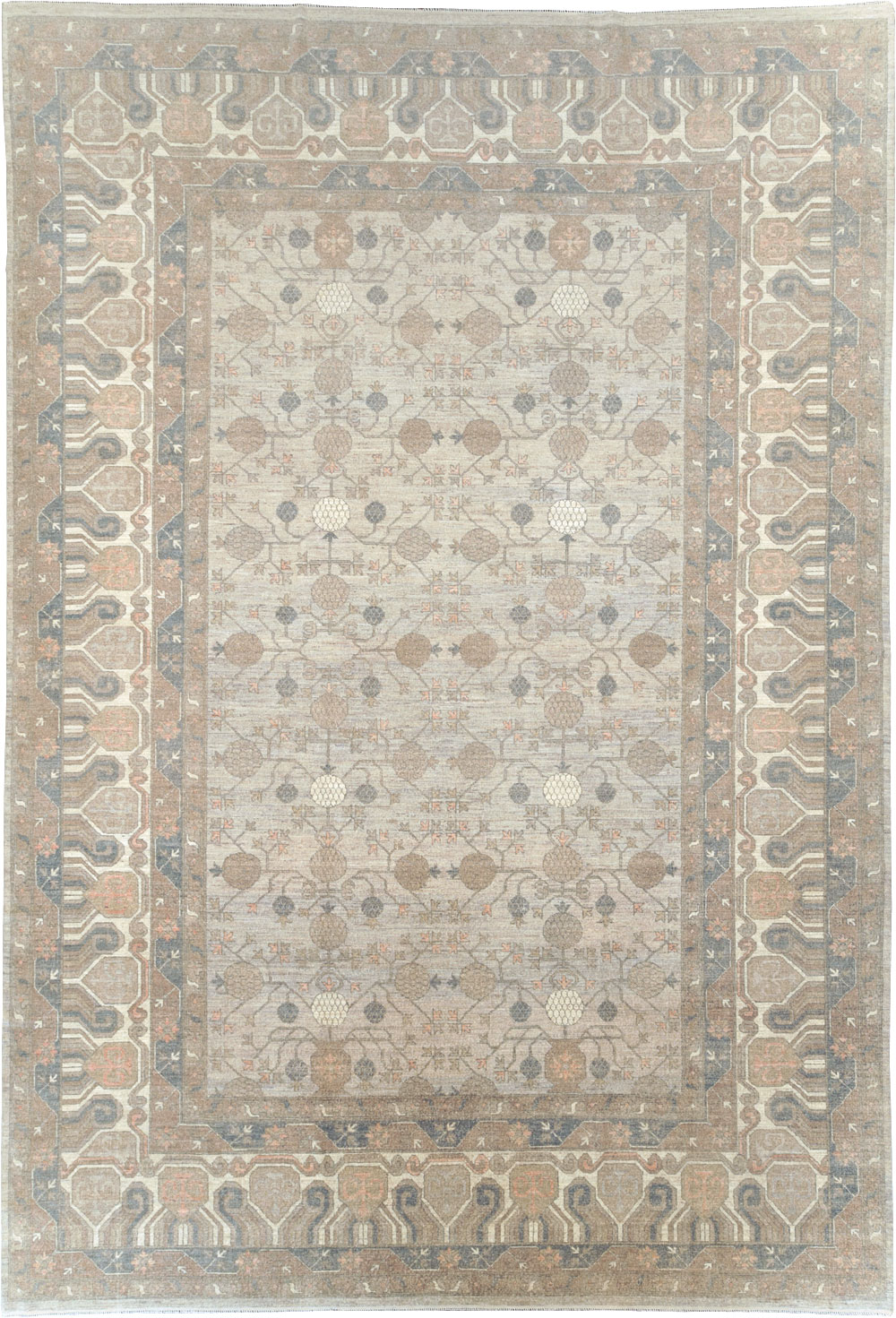 Modern Khotan Oversize Rug, No.30569 - Staging
