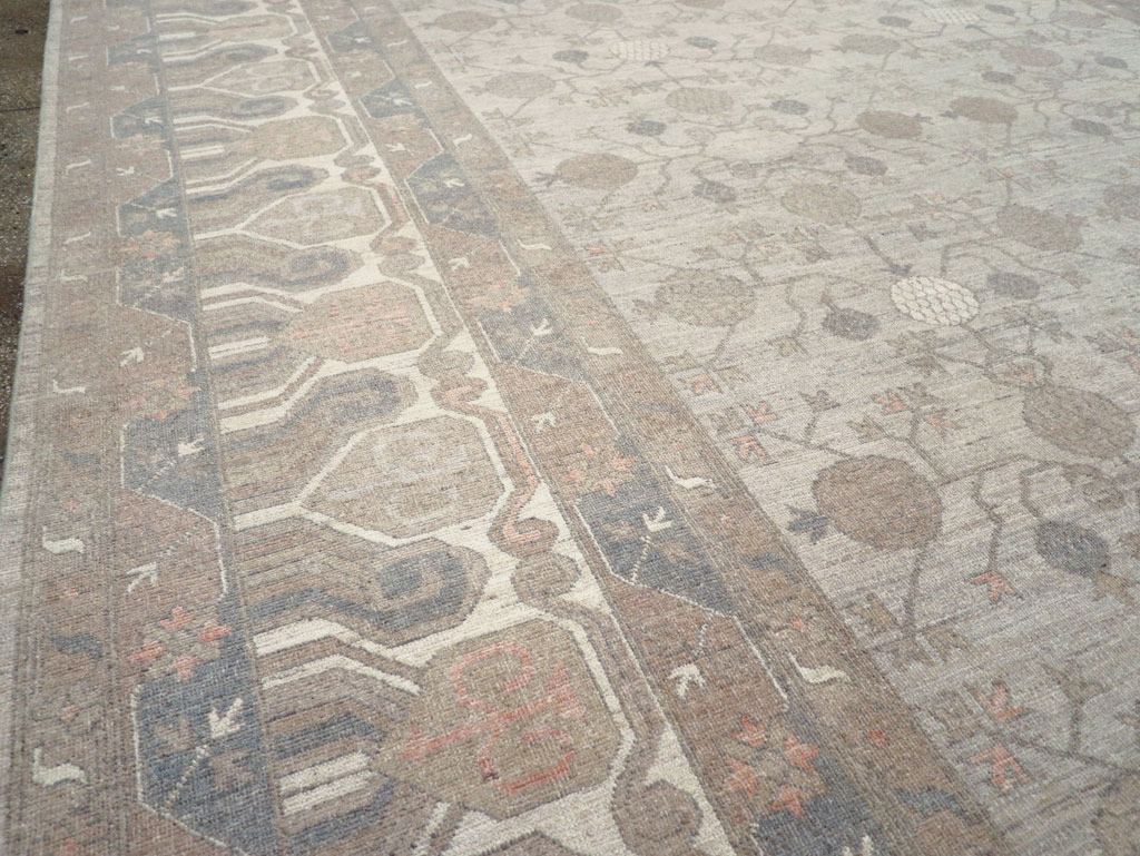 Modern Khotan Oversize Rug, No.30569 - Staging