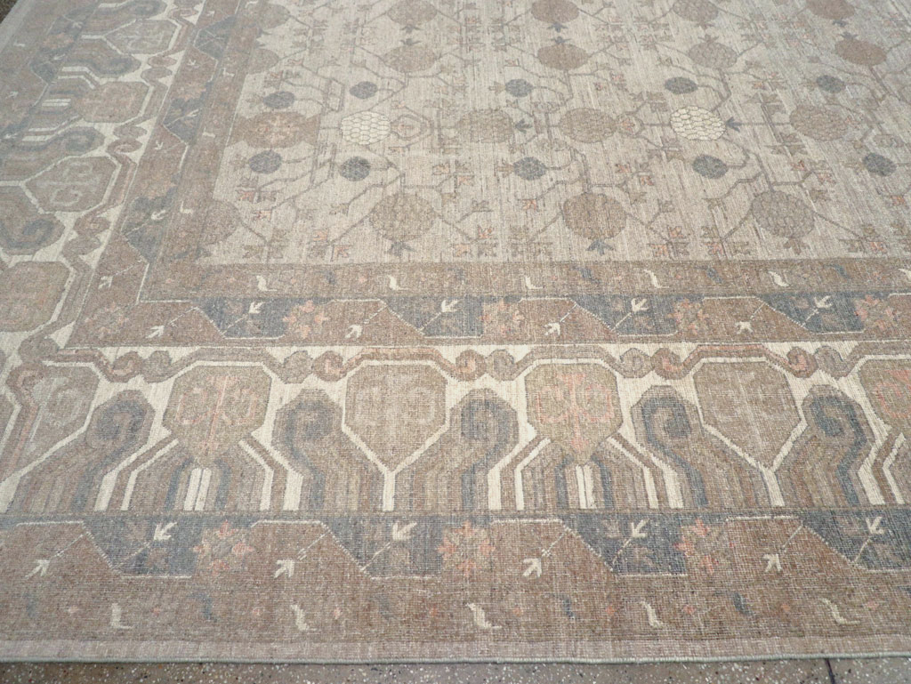Modern Khotan Oversize Rug, No.30569 - Staging