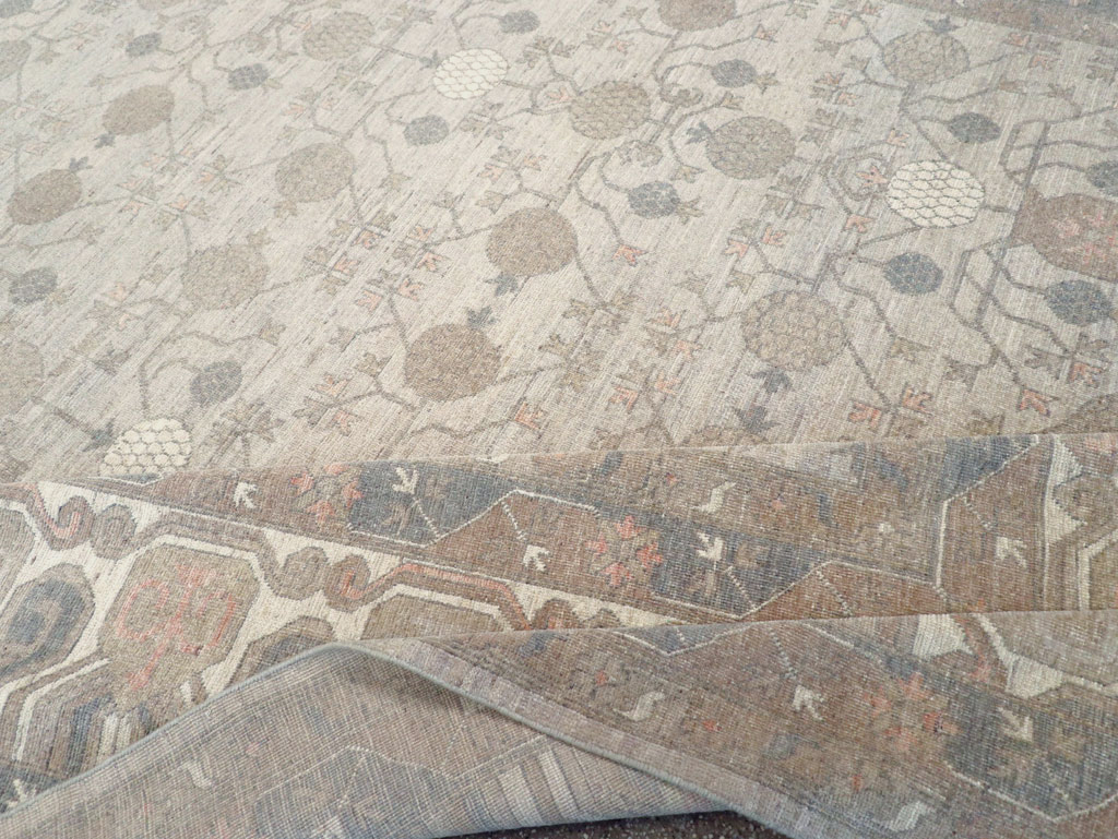 Modern Khotan Oversize Rug, No.30569 - Staging