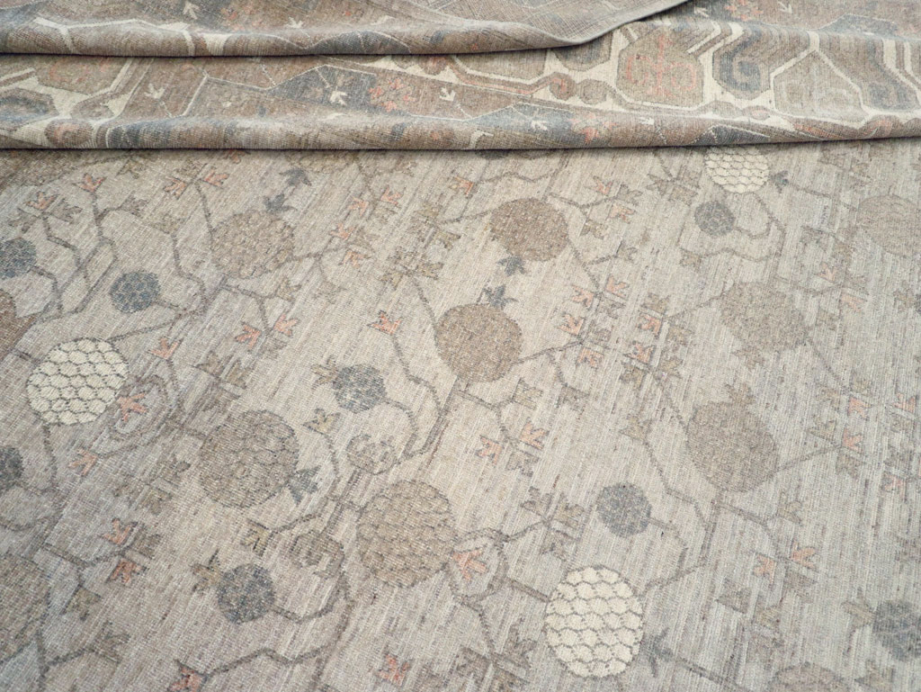 Modern Khotan Oversize Rug, No.30569 - Staging