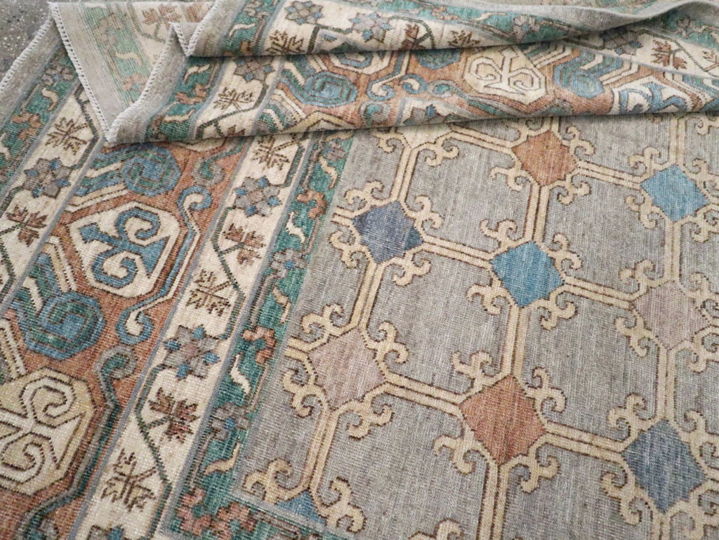 Modern Room Size Khotan Carpet, No.30570 - Staging