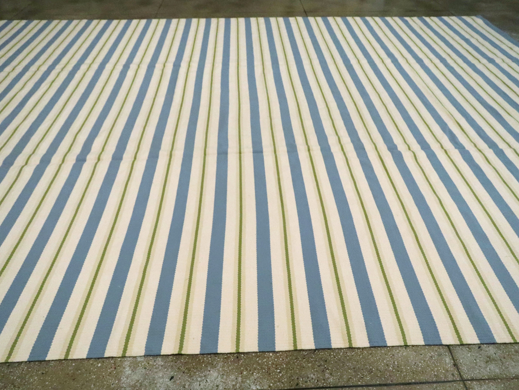 Modern Turkish Flatweave Kilim, No.30575 - Staging