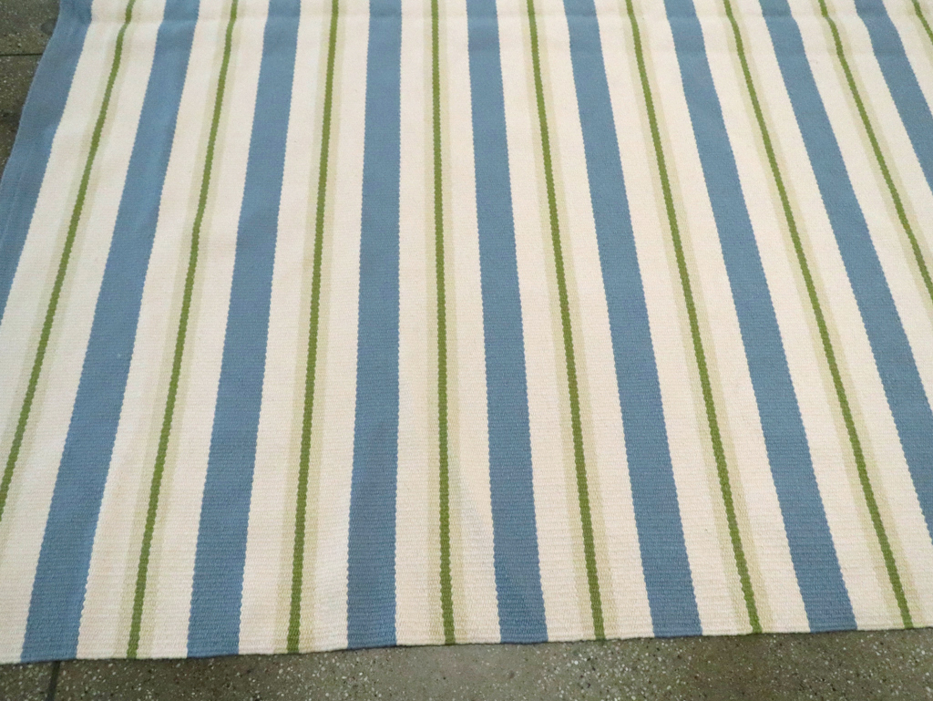 Modern Turkish Flatweave Kilim, No.30575 - Staging