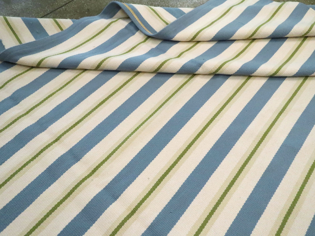 Modern Turkish Flatweave Kilim, No.30575 - Staging