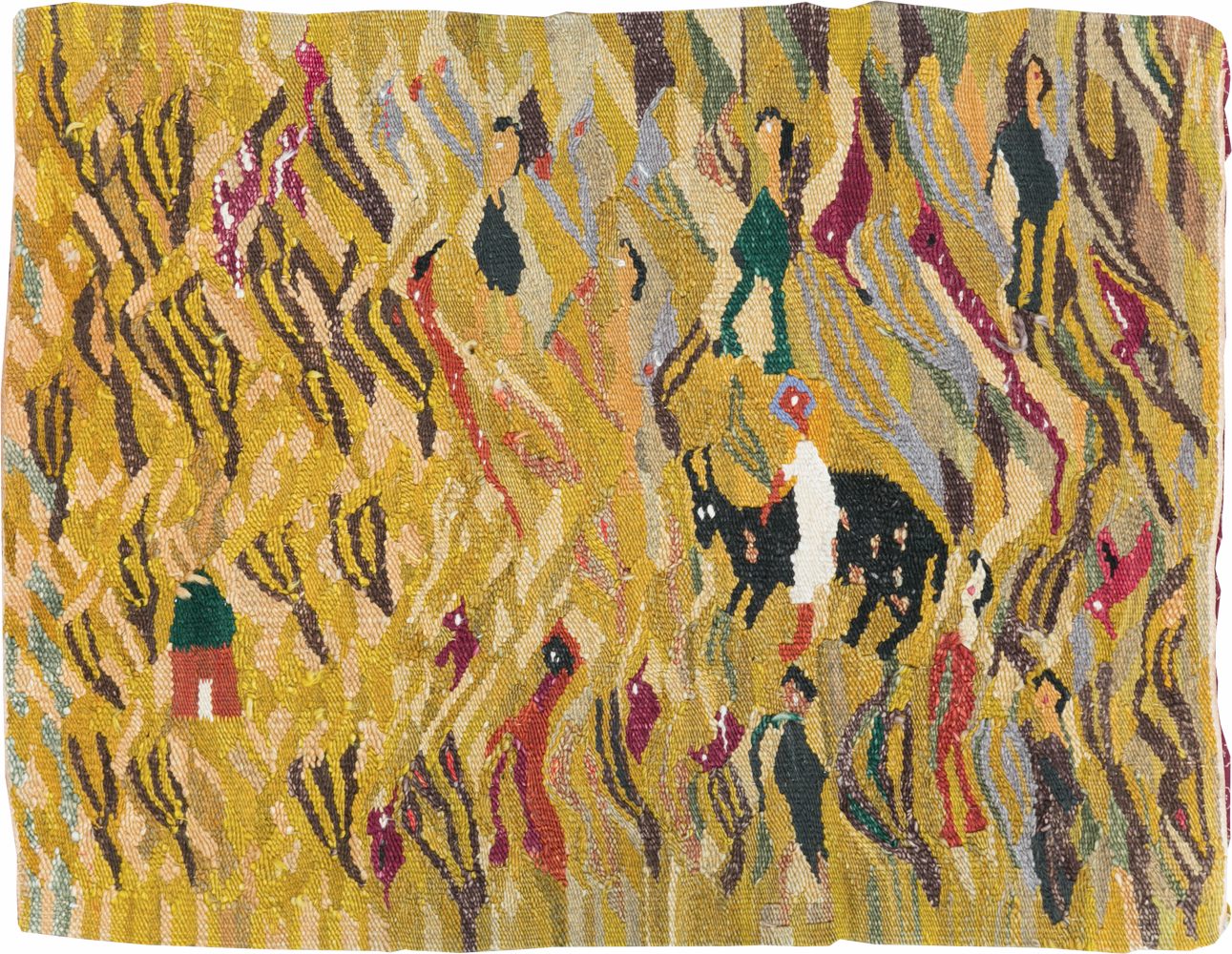 Vintage Bulgarian Tapestry, No.30576 - Staging