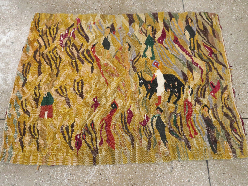 Vintage Bulgarian Tapestry, No.30576 - Staging
