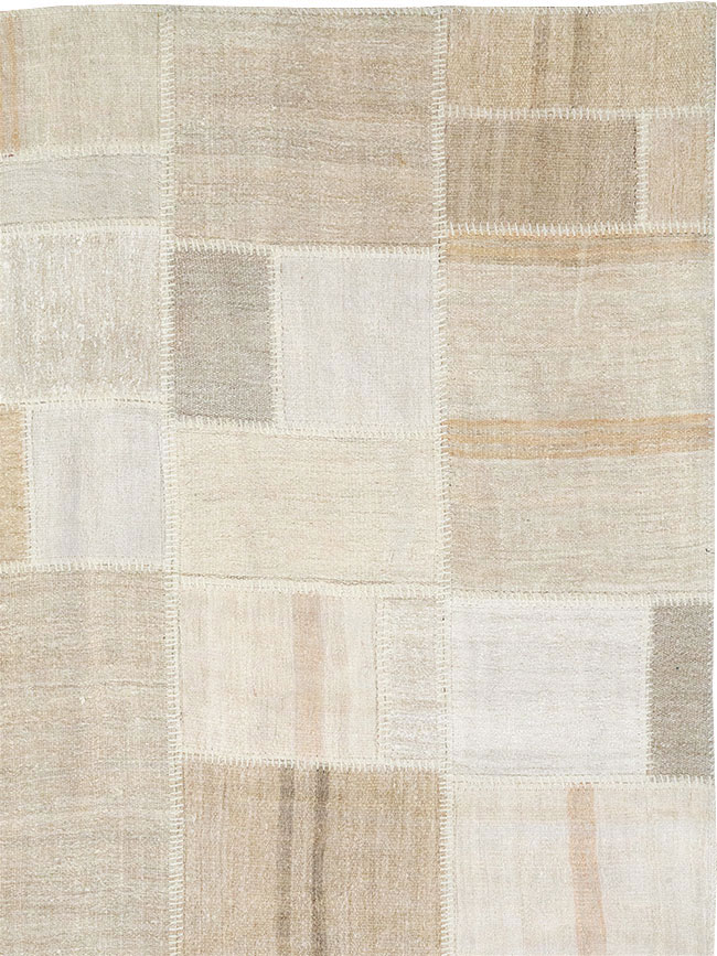 Modern Turkish Flatweave Kilim, No.30579 - Staging