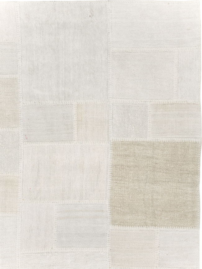 Modern Turkish Flatweave Kilim Room Size Carpet, No.30582 - Staging