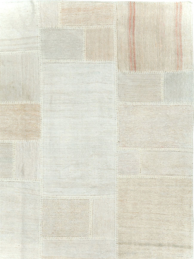 Modern Turkish Flatweave Kilim, No.30583 - Staging