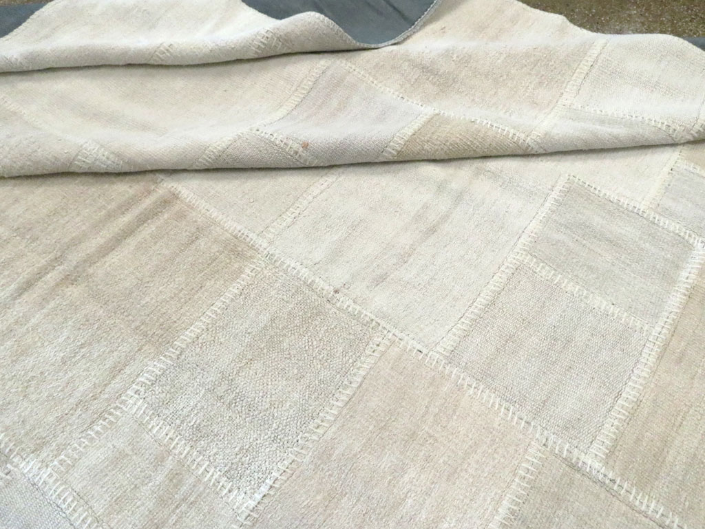 Modern Turkish Flatweave Kilim, No.30583 - Staging