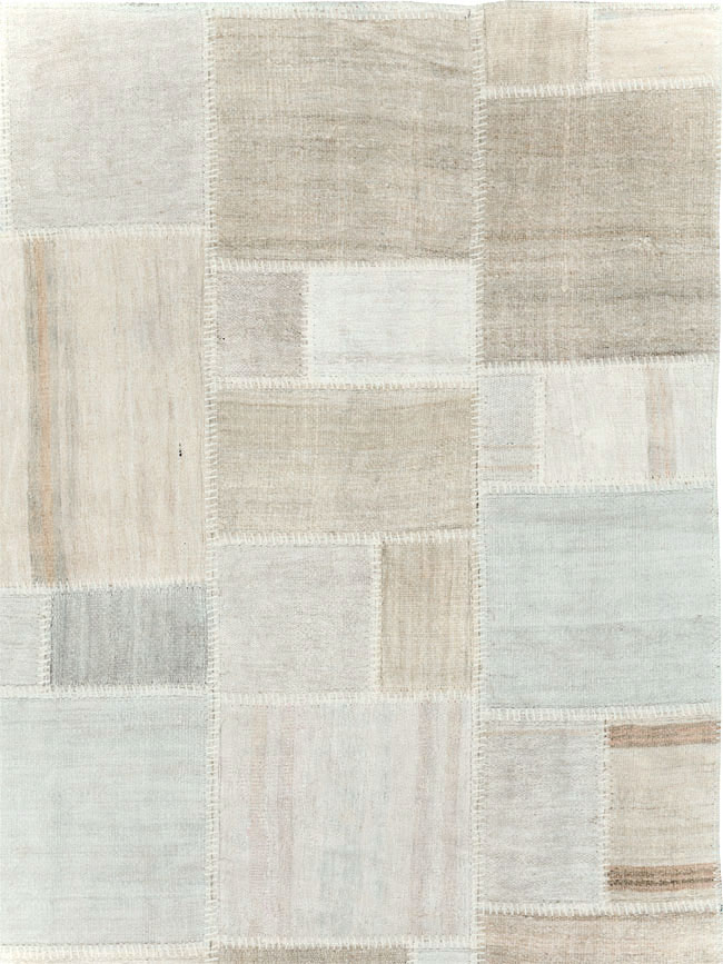 Modern Turkish Flatweave Kilim, No.30584 - Staging