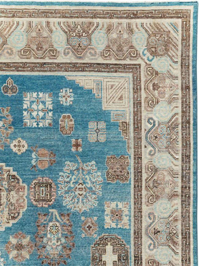 Modern Khotan Carpet, No.30590 - Staging