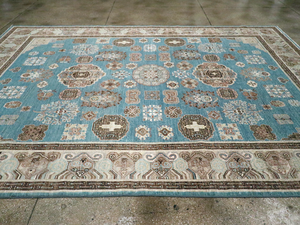 Modern Khotan Carpet, No.30590 - Staging