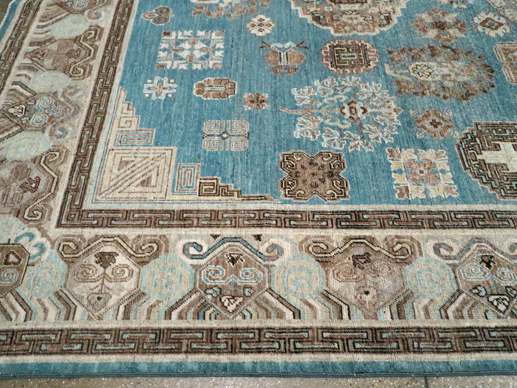 Modern Khotan Carpet, No.30590 - Staging