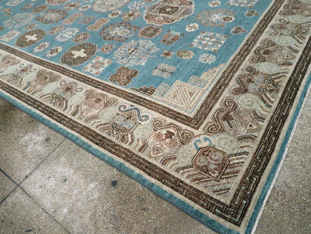 Modern Khotan Carpet, No.30590 - Staging