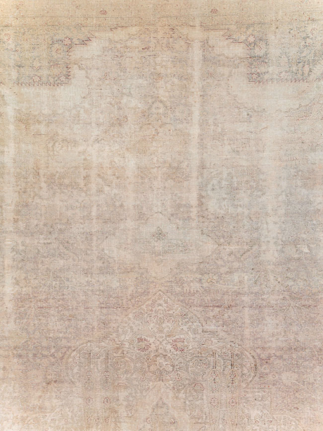 Antique Turkish Kayseri Room Size Carpet, No.30599 - Staging