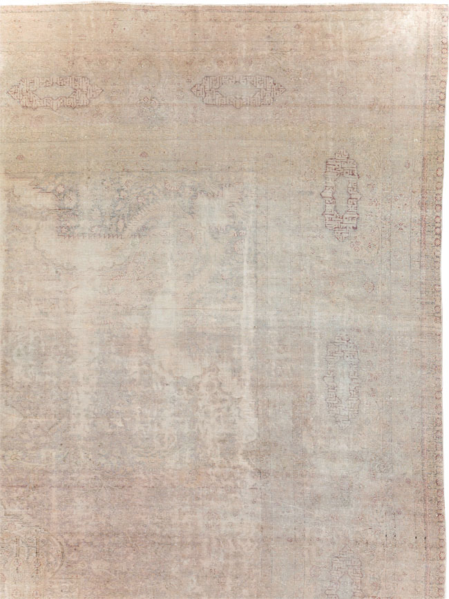 Antique Turkish Kayseri Room Size Carpet, No.30599 - Staging