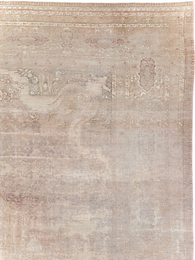 Antique Turkish Kayseri Room Size Carpet, No.30599 - Staging