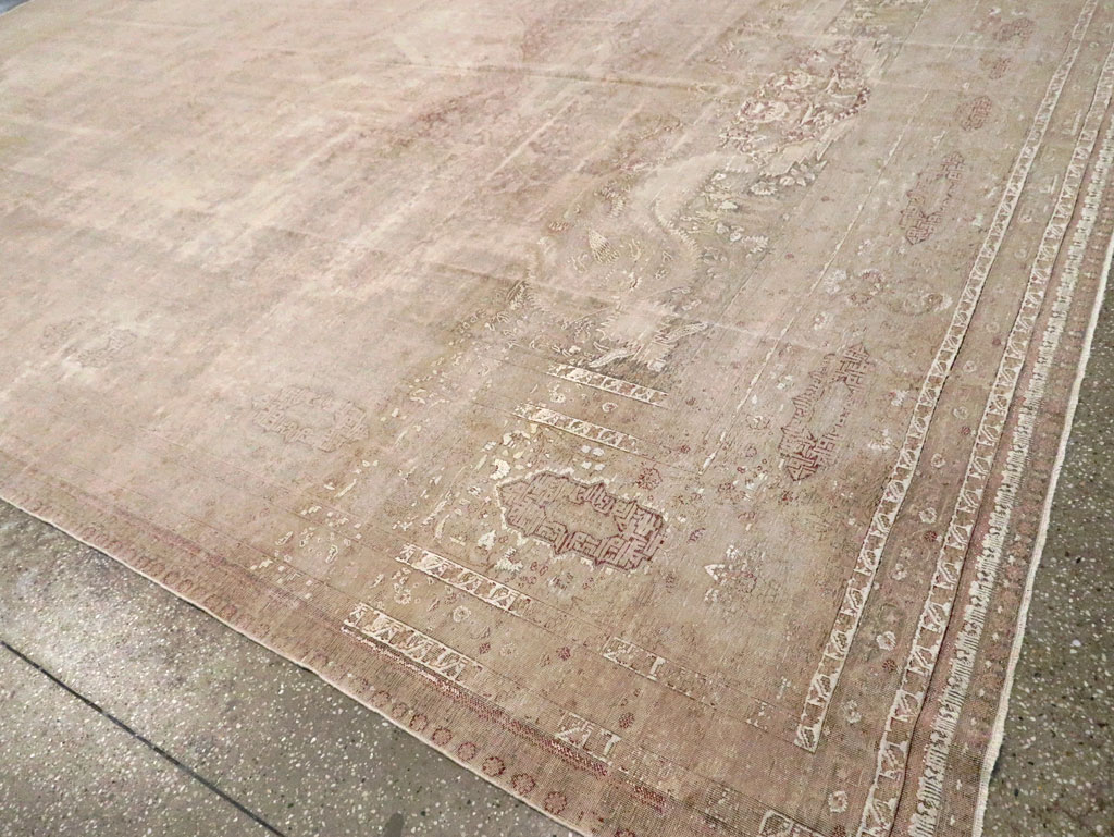 Antique Turkish Kayseri Room Size Carpet, No.30599 - Staging