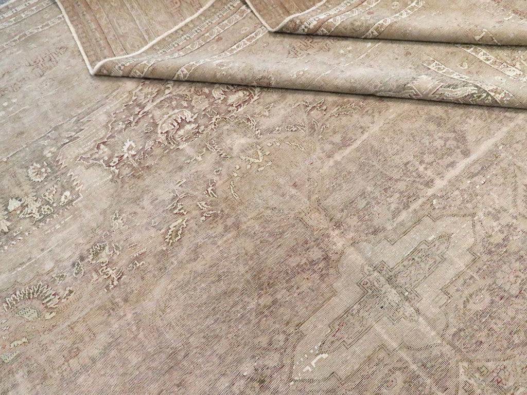 Antique Turkish Kayseri Room Size Carpet, No.30599 - Staging