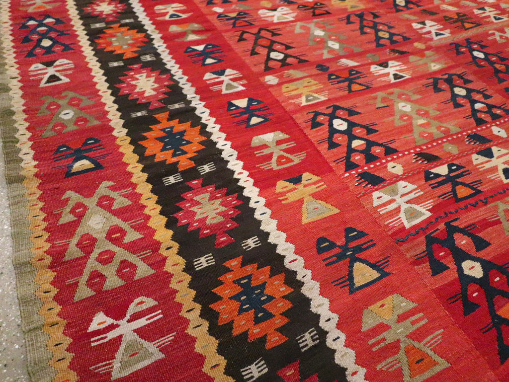 Vintage Turkish Kilim, No.30604 - Staging