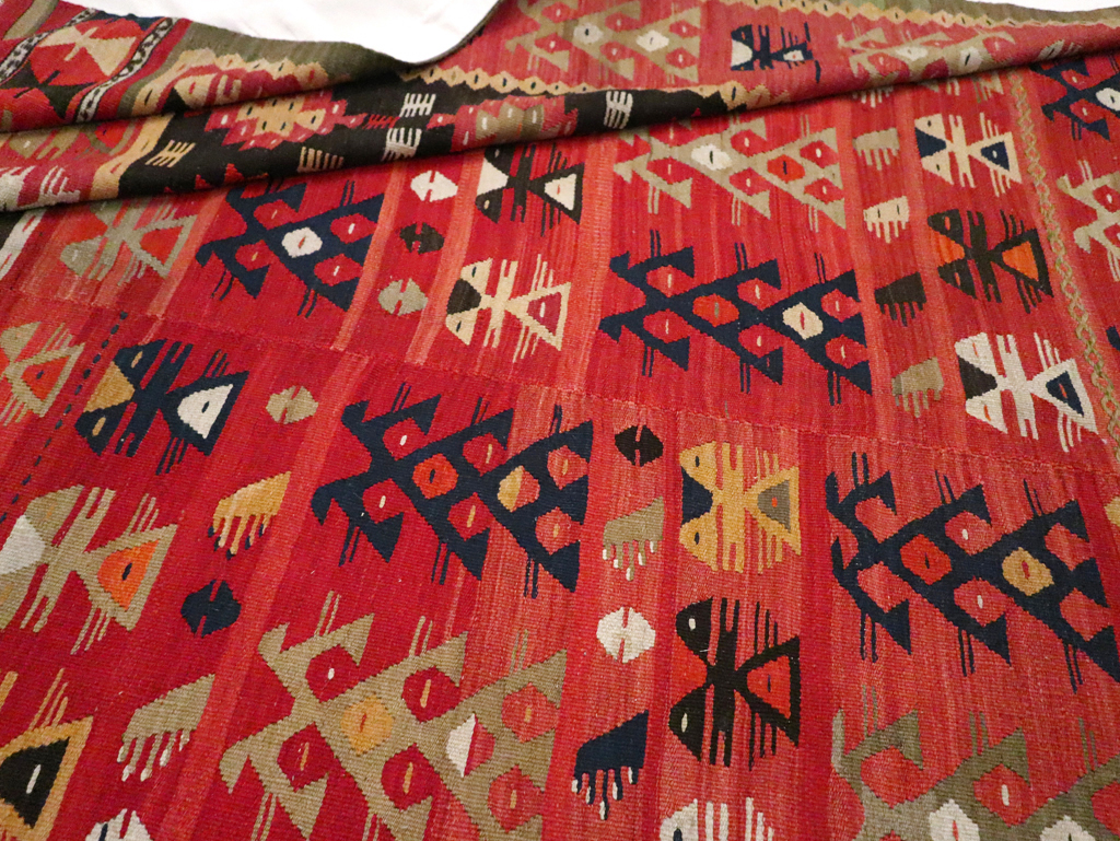 Vintage Turkish Kilim, No.30604 - Staging