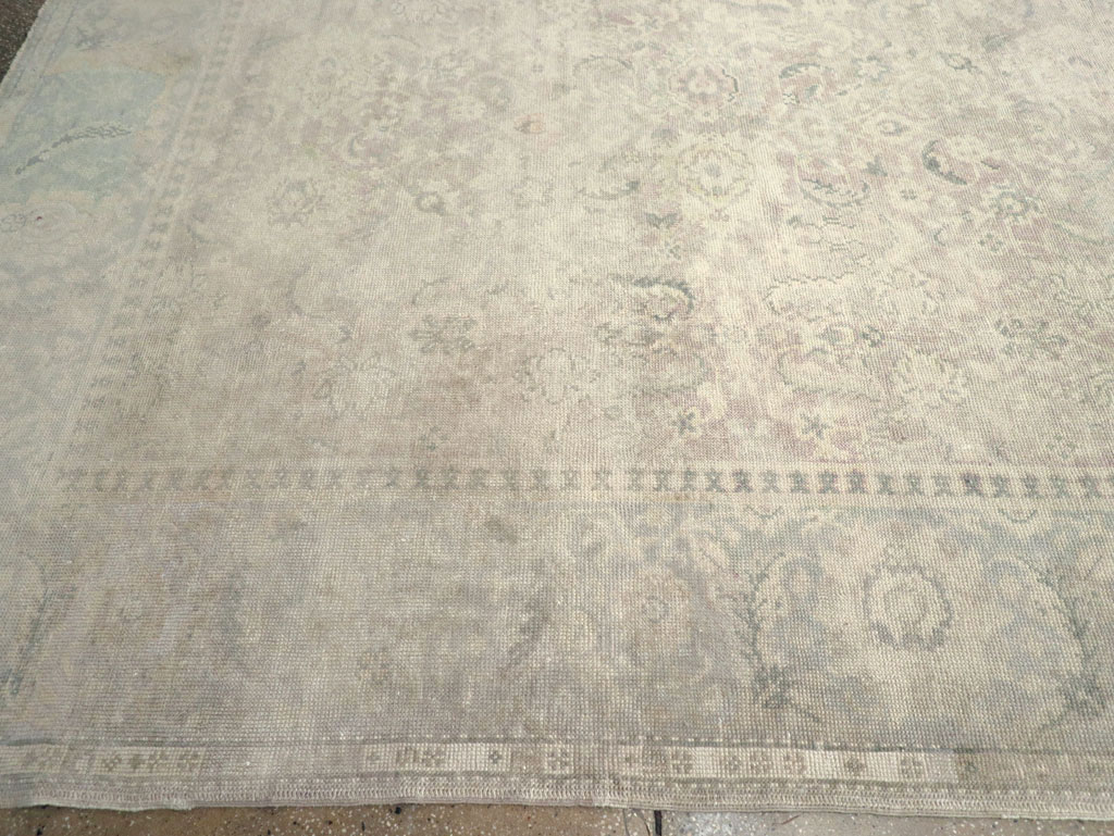 Vintage Turkish Oushak Oversize Carpet, No.30606 - Staging