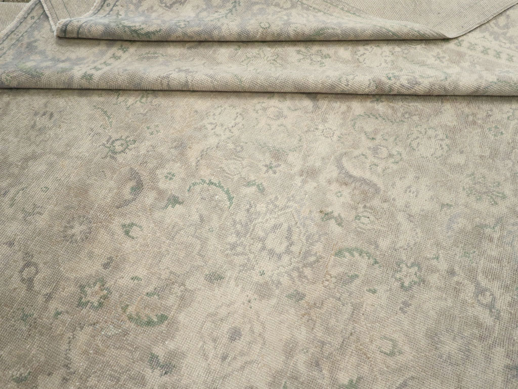 Vintage Turkish Oushak Oversize Carpet, No.30606 - Staging