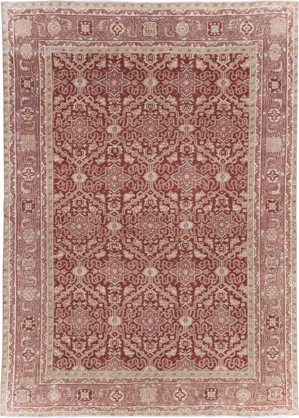 Vintage Turkish Anatolian Accent Rug, No.30607 - Staging