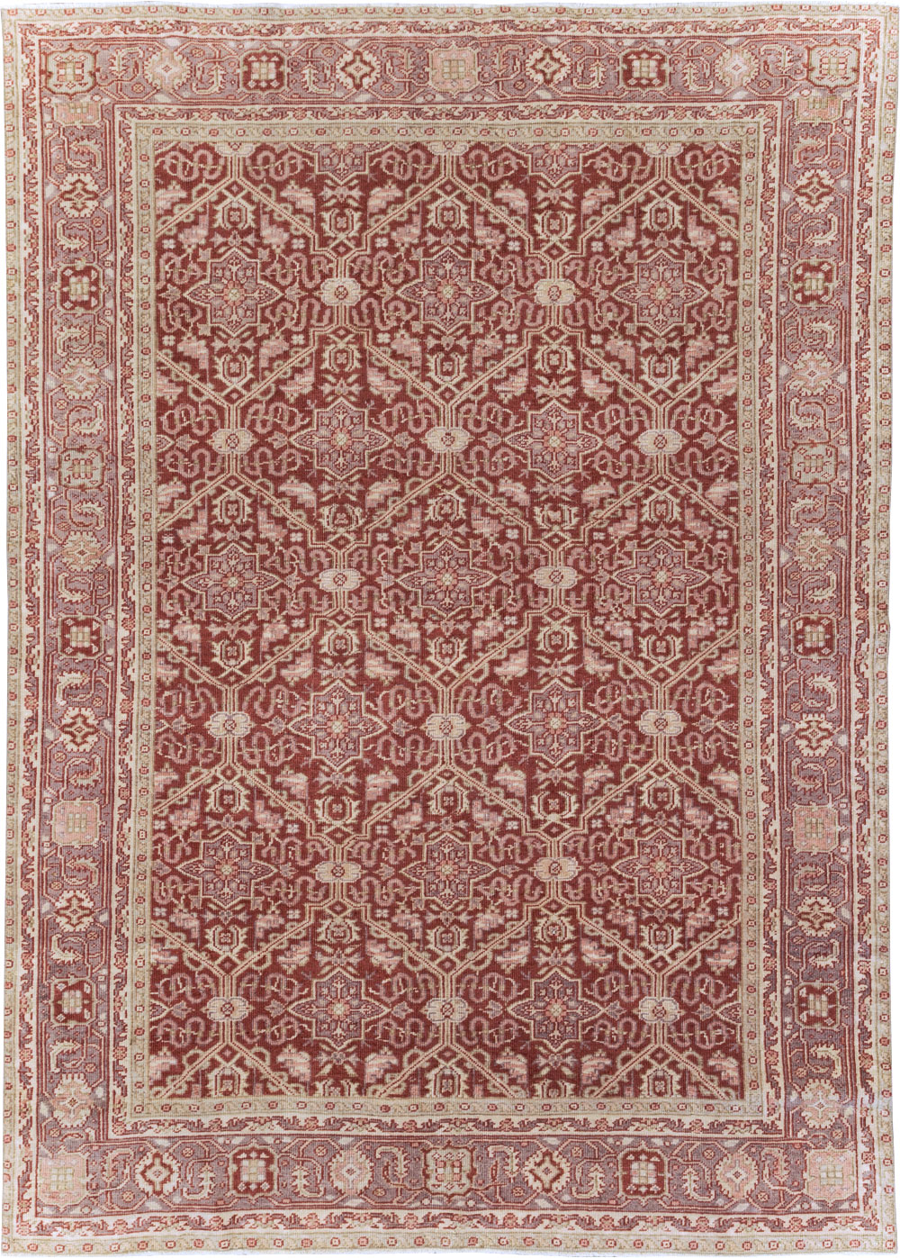 Vintage Turkish Anatolian Accent Rug, No.30607 - Staging
