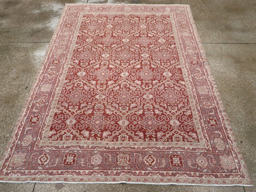 Vintage Turkish Anatolian Accent Rug, No.30607 - Staging