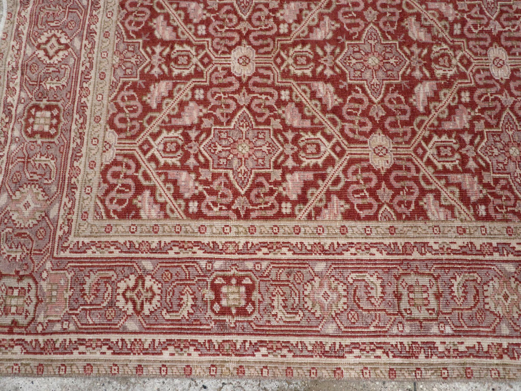Vintage Turkish Anatolian Accent Rug, No.30607 - Staging