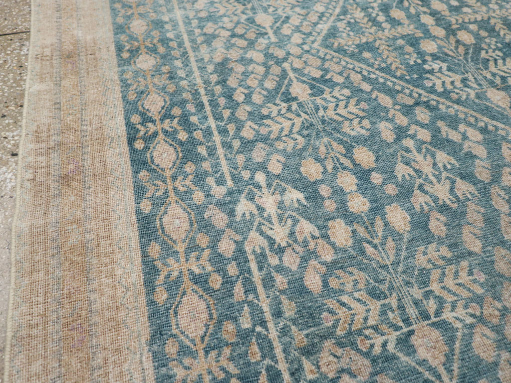 Vintage Persian Afshar Accent Rug, No.30612 - Staging