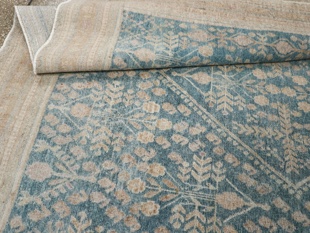 Vintage Persian Afshar Accent Rug, No.30612 - Staging