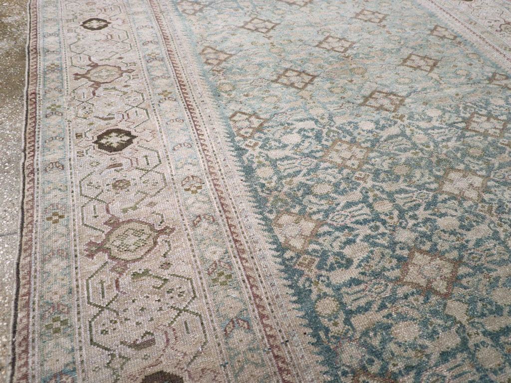 Antique Persian Malayer Gallery Carpet, No.30613 - Staging